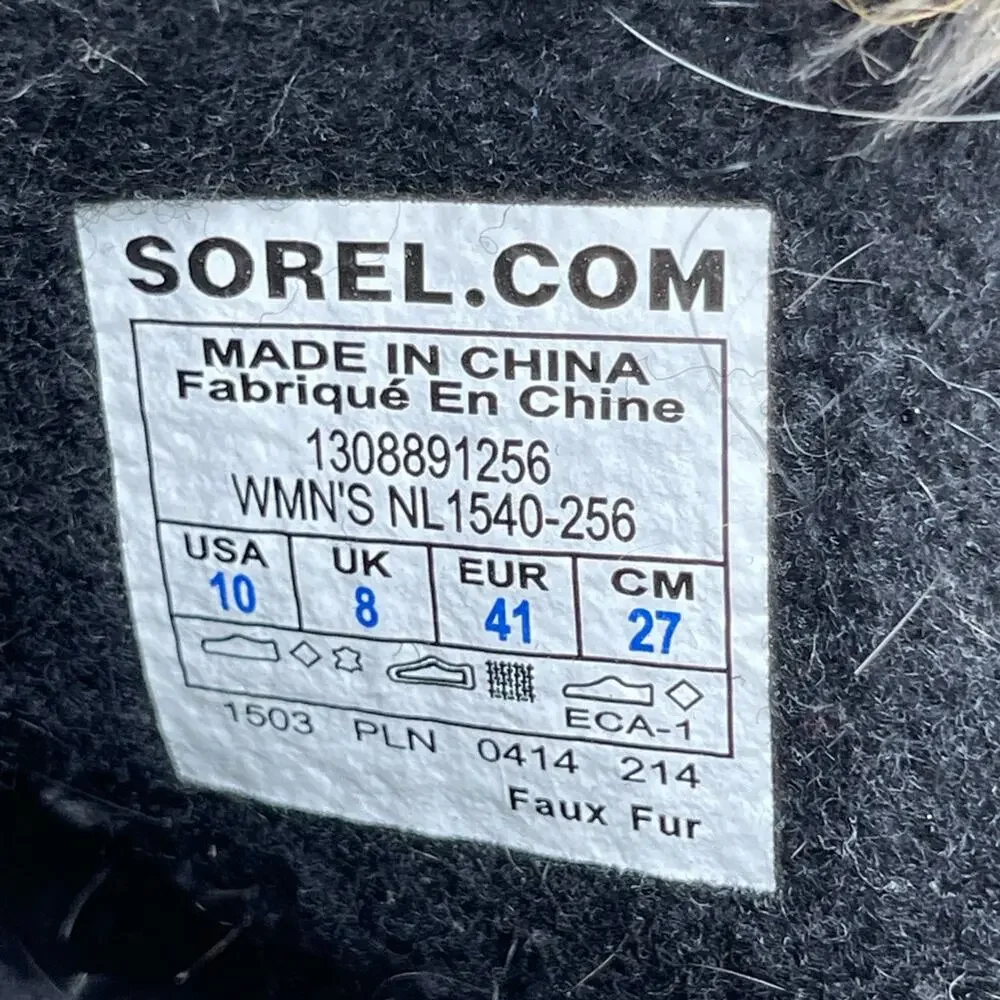 Sorel Joan of Artic waterproof winter boots wmn size 10